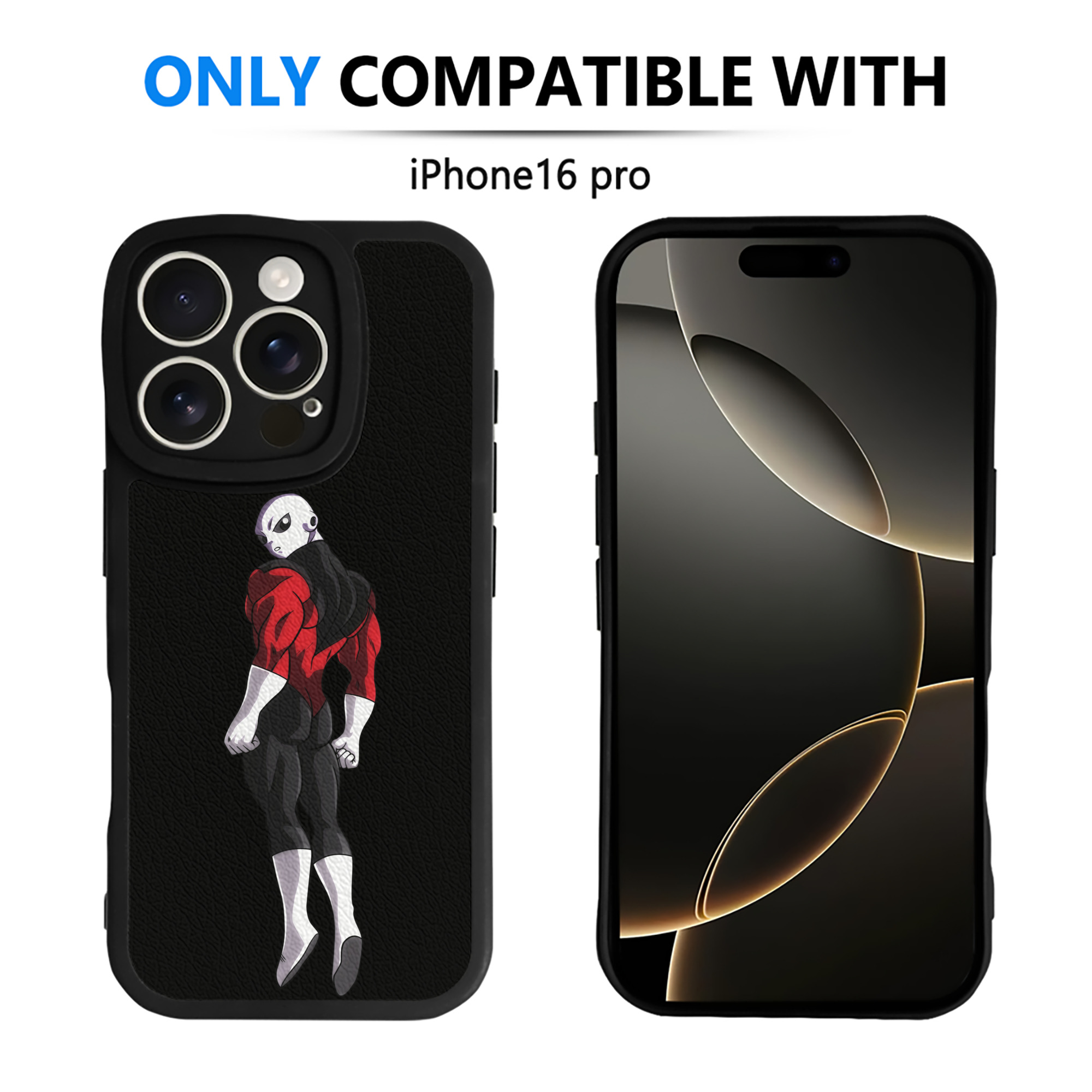 （画像用） ドラゴンボール DRAGON BALL 【iPhone 16シリーズ対応】シリコンスマホケース（レザー調） 材質：シリコン